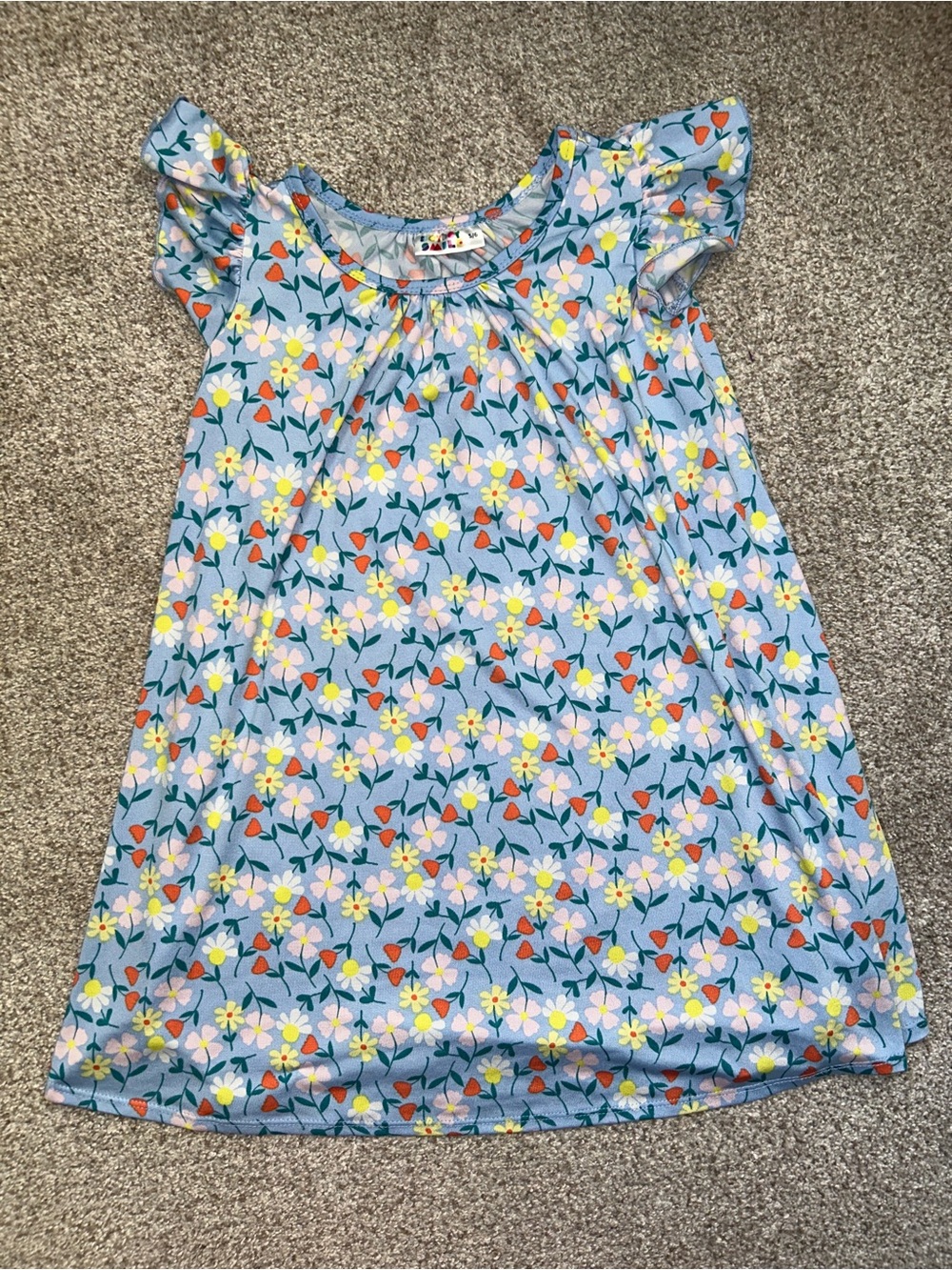 Dotdotsmile Girls Floral Swing Dress Size 5/6